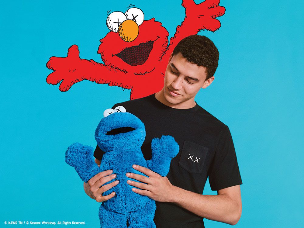 kaws doll elmo